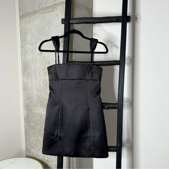 Alexander Wang Black Diamanté Charm Mini Sport Dress - Picture 5 of 13
